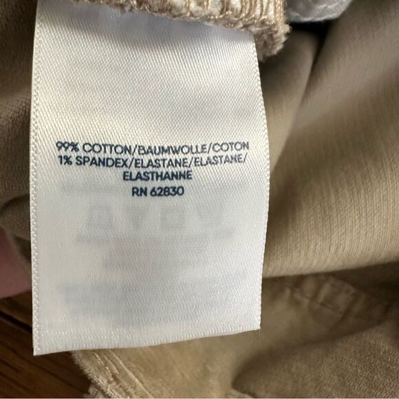 Lands' End Straight Fit Stretch 5-pocket Corduroy Pants Beige Men’s Size 36 - Picture 5 of 8